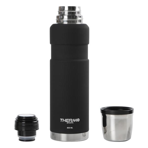 PRJ TERMO ACERO NEGRO 800ML THERMOSPORT