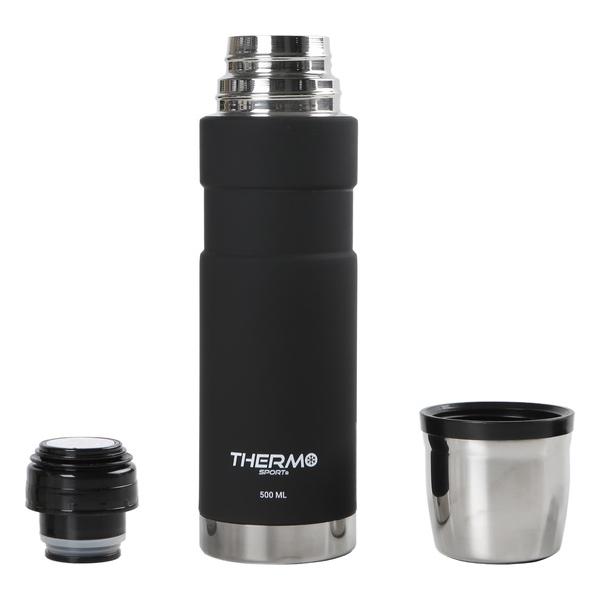 TERMO ACERO NEGRO 500ML THERMOSPORT - imagen 1