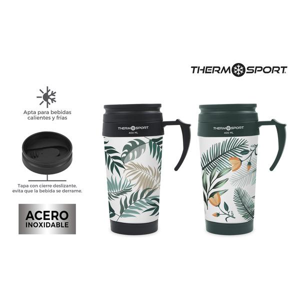 # -48- TRAVEL MUG DECORADA 400ML 2-SURT. THERMOSP - imagen 3