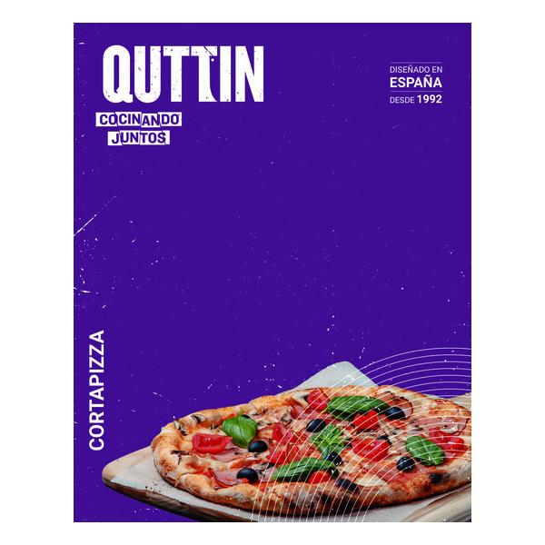 CORTAPIZZA ACERO/ABS QUTTIN - imagen 1