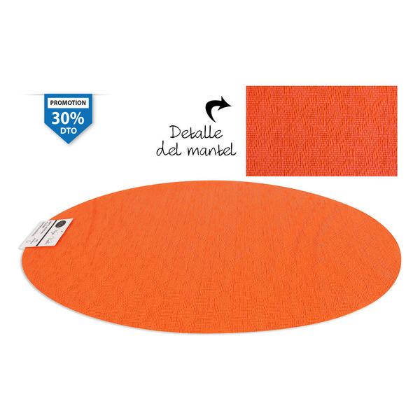 SALVAMANTEL PVC NARANJA 49X36 CM