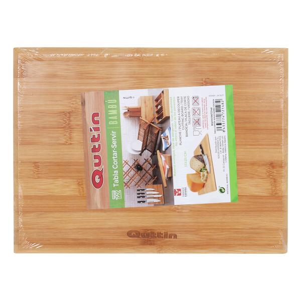 TABLA CORTAR SERVIR BAMBU 33X25CM - imagen 3