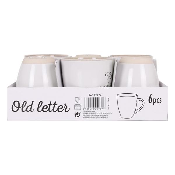 MUG JUMBO 450CC OLD LETTER - imagen 1