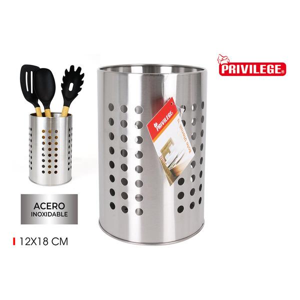 BOTE UTENSILIOS INOX 12X18CM - imagen 3