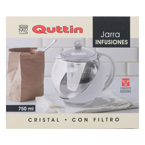 JARRA INFUSIONES CRISTAL 750ML QUTTIN - imagen 1