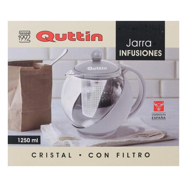 JARRA INFUSIONES CRISTAL 1250ML QUTTIN - imagen 1