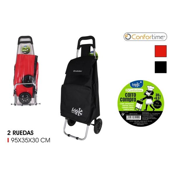 CARRO COMPRA 2R 95X35X30 - CONFORTIME COLORES SURTIDOS