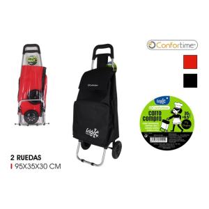 CARRO COMPRA 2R 95X35X30 - CONFORTIME COLORES SURTIDOS