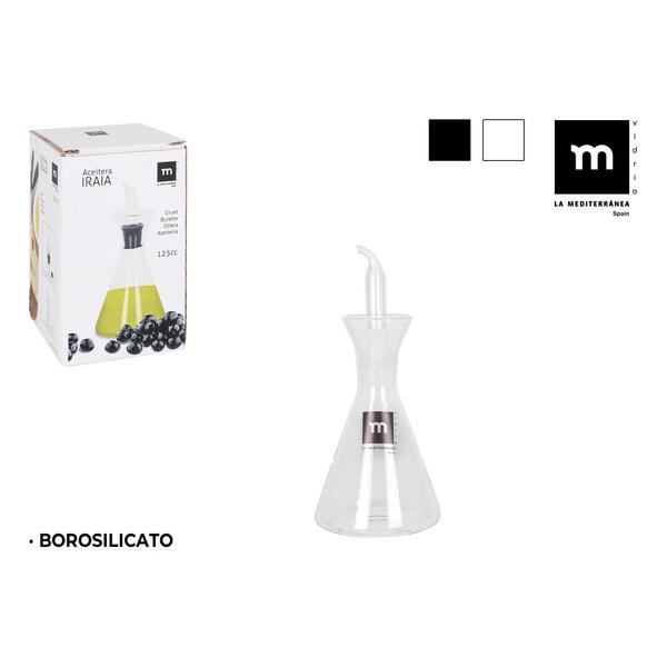 ACEITERA BOROSILICATO CON DOSIFICADOR 125CC IRAI - imagen 3