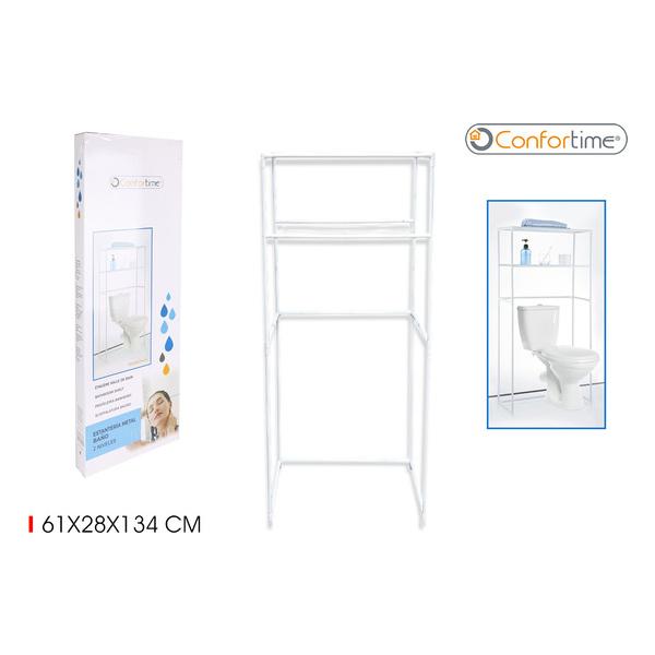 ESTANTERIA METAL BAÑO 61X28X134CM CONFORTIME - imagen 2