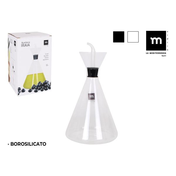 ACEITERA BOROSILICATO CON DOSIFICADOR 1000CC IRAI - imagen 3