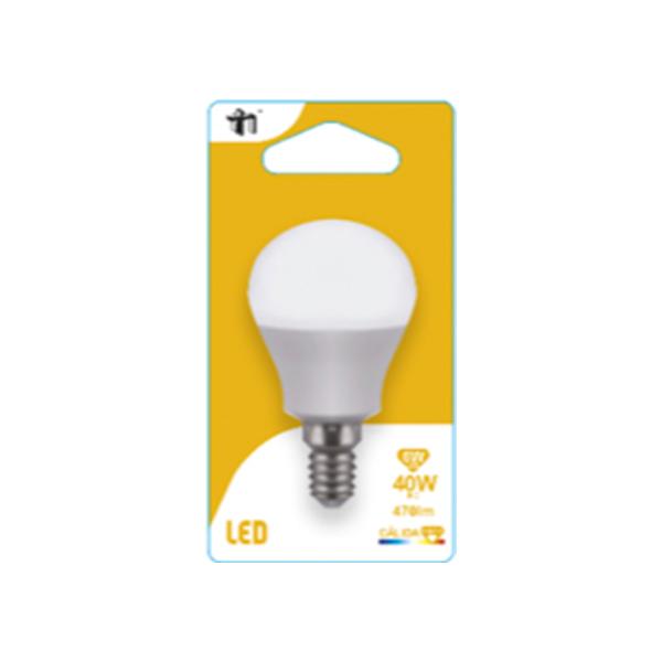 BOMBILLA LED ESFERICA G45 E14 6W (=40W) 470LM 3000K 15000H BL.1 - imagen 1