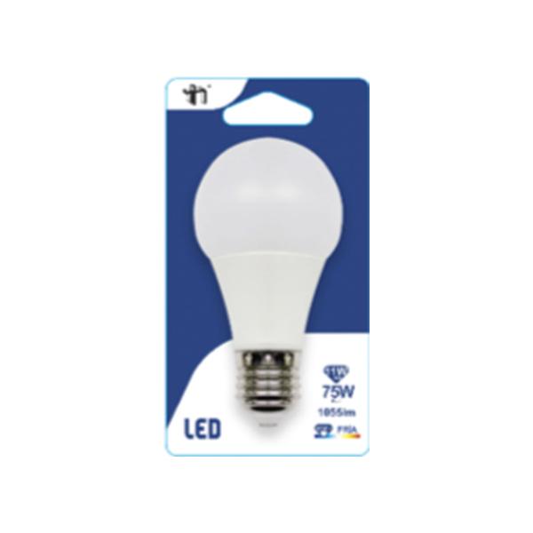 BOMBILLA LED ESTANDAR A60 E27 11W (=75W) 1055LM 6000K 15000H BL.1