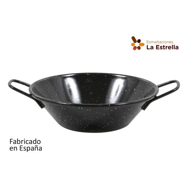 PAELLERA HONDA BORDONADA 16CM-0,7L JASPEADA