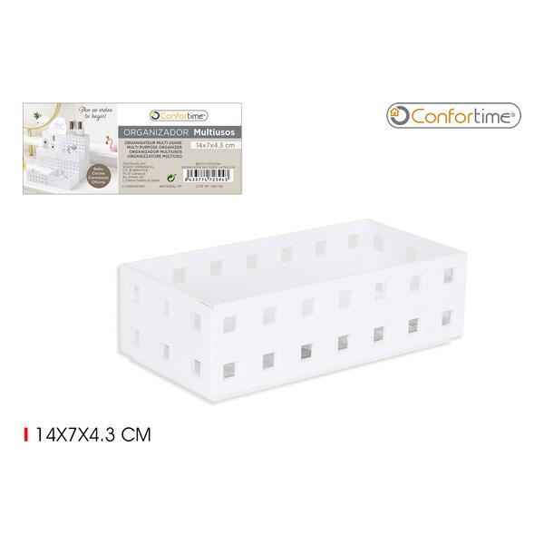 ORGANIZADOR MULTIUSOS 14X7X4.3CM CONFORTIME