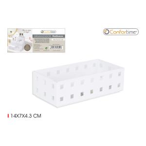 ORGANIZADOR MULTIUSOS 14X7X4.3CM CONFORTIME