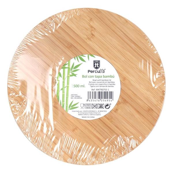 CUENCO BAMBU 24CM LEGNO PERCUTTI SIN CAJA - imagen 1