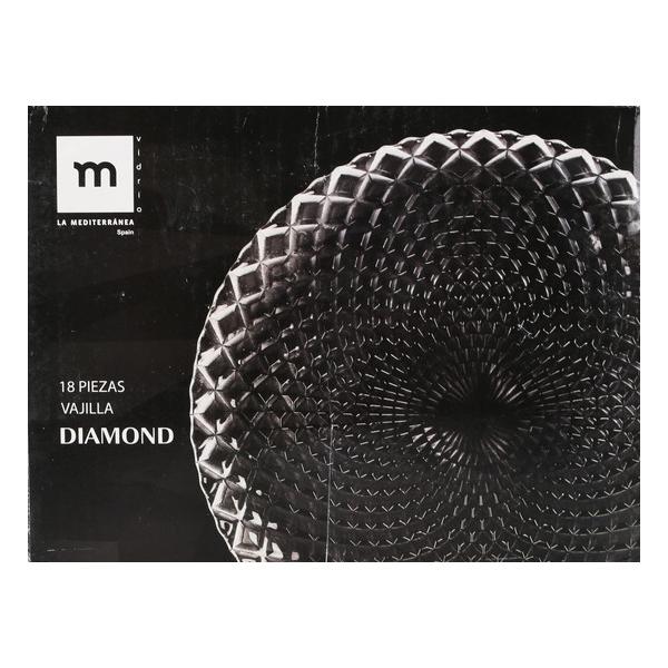 VAJILLA 18 PCS DIAMOND - imagen 3