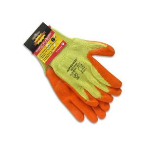 GUANTES DE PUNTO DE ALGODÓN RECUBIERTOS DE LÁTEX- TALLA L