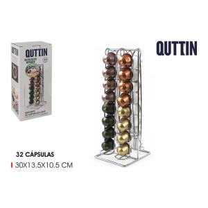 SOPORTE CÁPSULAS CAFÉ 32PCS QUTTIN