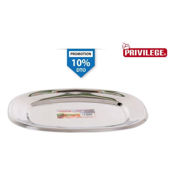 FUENTE 32X22.5CM ACERO INOX PRIVILEGE - imagen 1