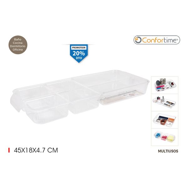 BANDEJA ORGANIZADOR PS 45X18X4.7CM CONFORTIME - imagen 3