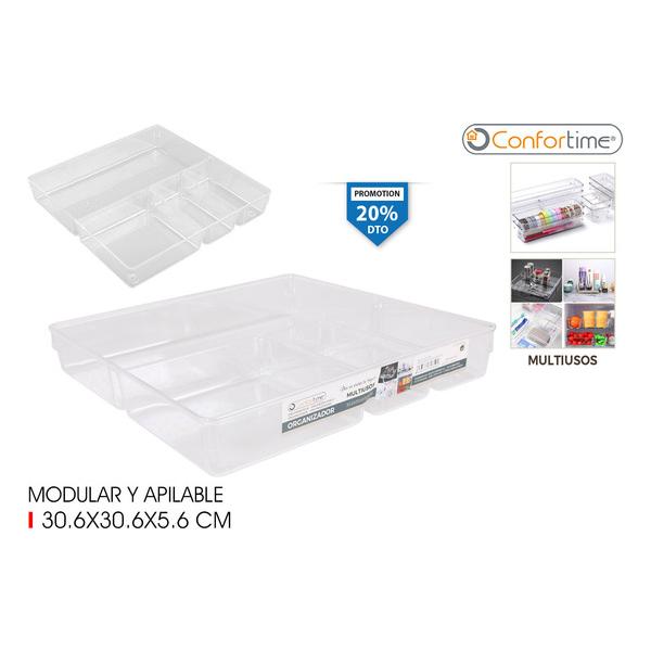 ORGANIZADOR - 30,6X30,6X5,6CM CONFORTIME