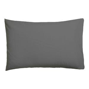 FUNDA DE ALMOHADA 2(50X90) GRIS GRAFITO