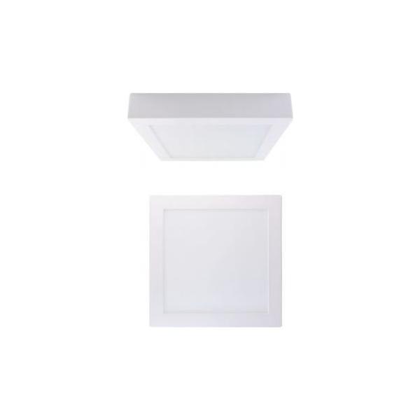 PLAFÓN SUPERFICIAL LED SMD CUADRADO BLANCO 18W/ 1600LM 7HSEVENON DECO