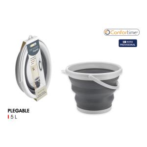 CUBO PLASTICO PLEGABLE 5LTS. CONFORTIME