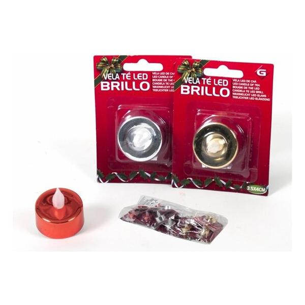 VELA TE LED BRILLO 3.5X4CM 3STD