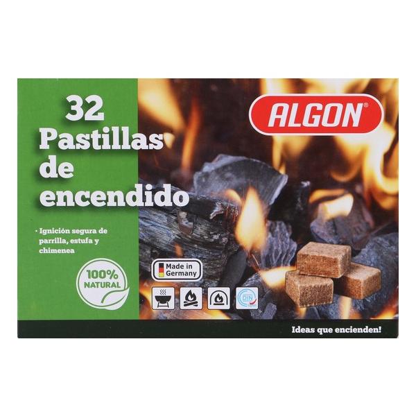 PASTILLA MADERA NATURAL C/CERA 32PC ALGON - imagen 1