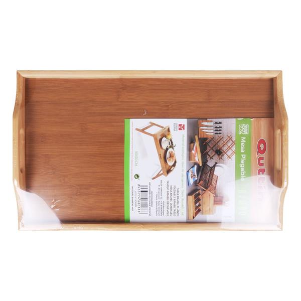 MESA BAMBU PLEGABLE 50X30CM QUTTIN - imagen 3