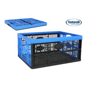 CAJA PLEGABLE 32L/ 47,5X35X23,6CM VOILА AZUL/NEGRO