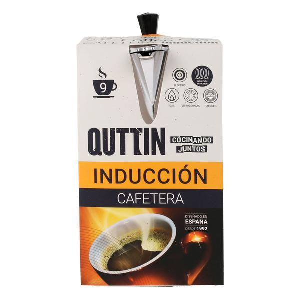 CAFETERA ALUMINIO 9 SERVICIOS INDUCCIÓN QUTTIN - imagen 1